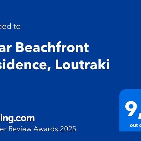 Onar Beachfront Residence, Loutraki 외부 사진
